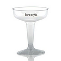 4 oz Clear Plastic Champagne Glass